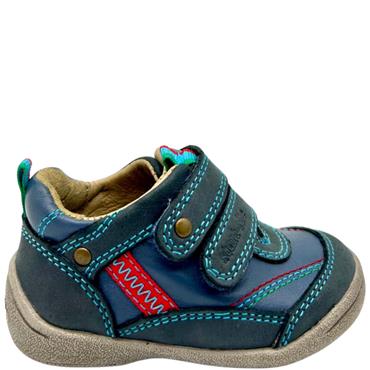 STARTRITE BOYS H FIT VELCRO STRAP SHOE - NAVY